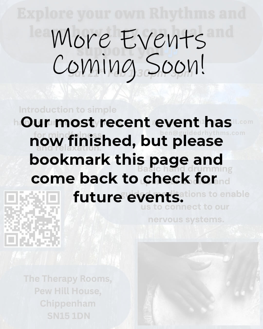 more events coming- soon